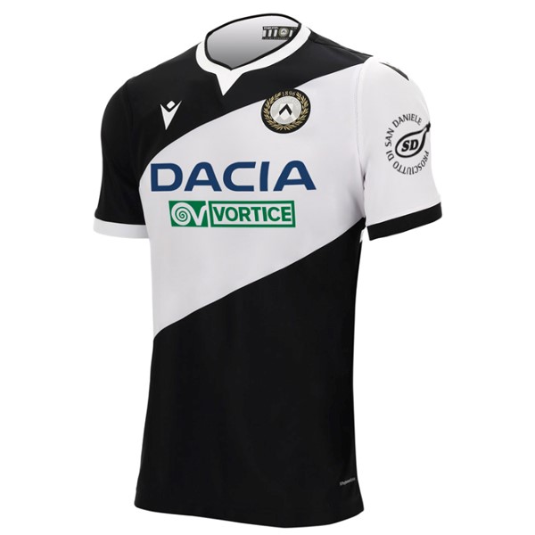 Tailandia Camiseta Udinese 1ª 2020/21 Negro Blanco